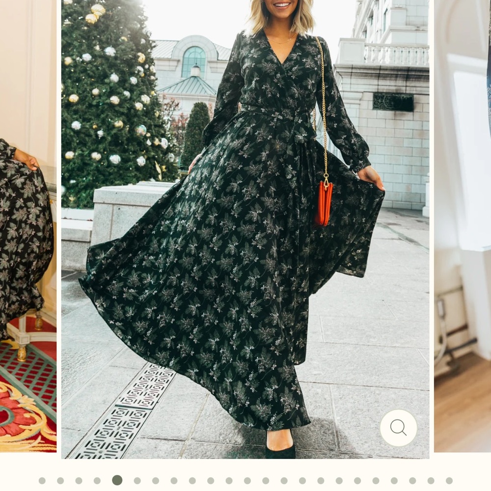 Ivy City Co. Holly Berry maxi dress NWT